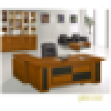 Design de mesa de escritório de madeira para gerente